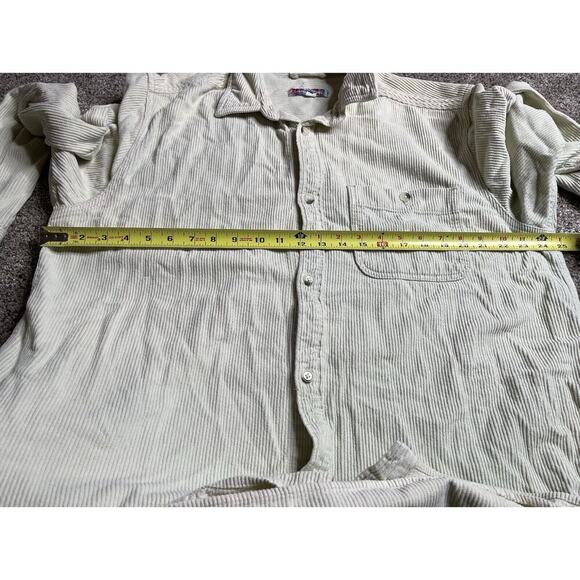 Urban outfitters Corduroy Shirt Jacket Unisex Large Shacket Light Green - Picture 7 of 7